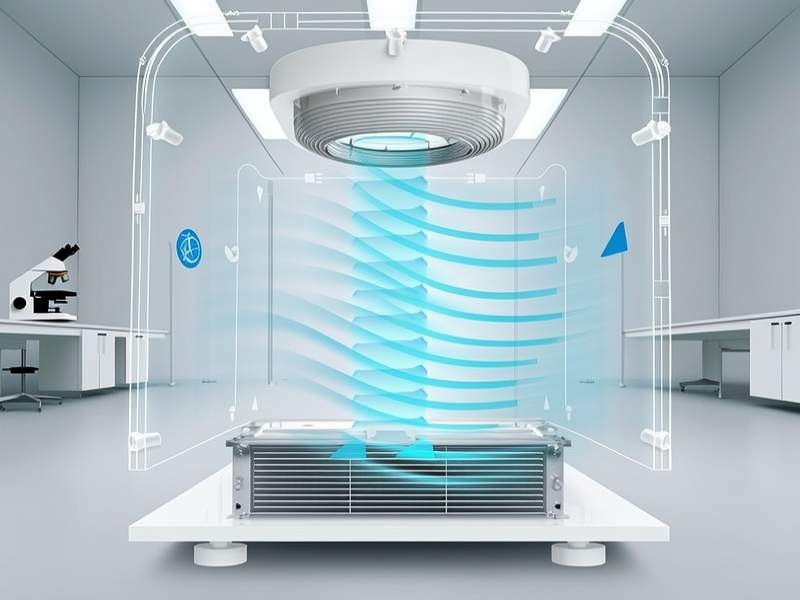 洁净工作台气流示意图