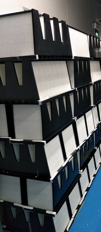 大风量高效过滤器（组合式高效过滤器，W型高效过滤器）